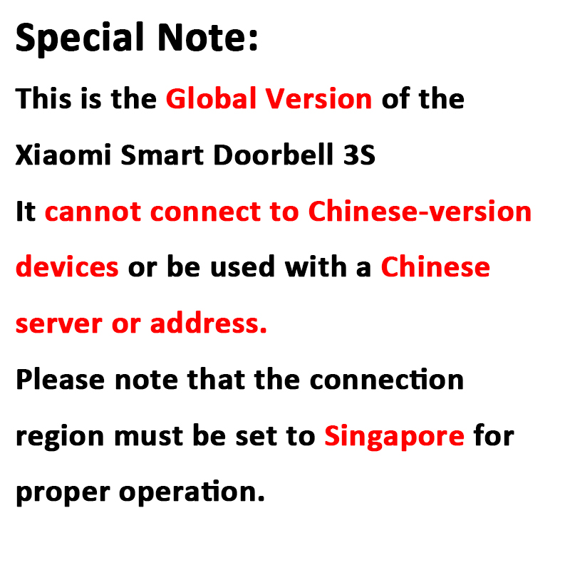Smart Home Xiaomi Kit - กริ่งประตู Xiaomi 3S รุ่น Global ความละเอียด