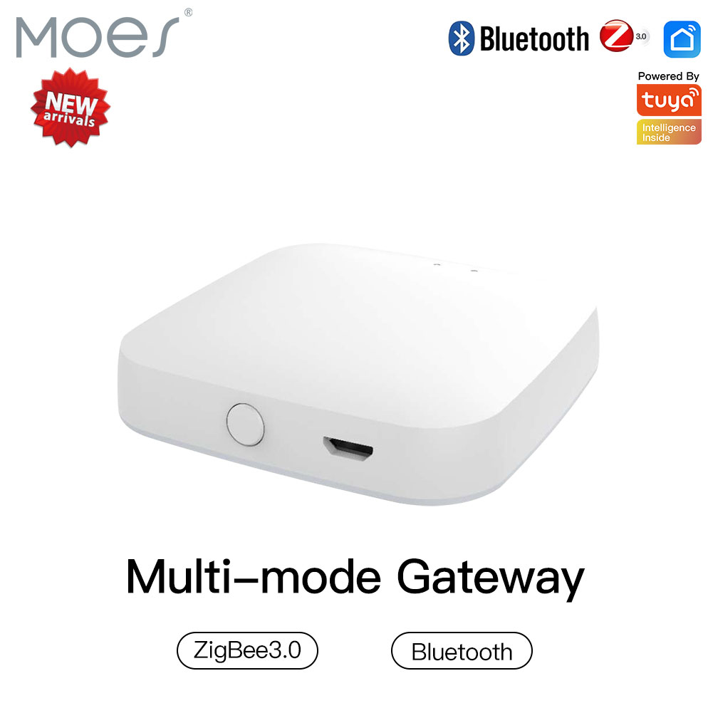 Smart Home Vimar - Moes หลายโหมดสมาร์ทเกตเวย์ ZigBee บลูทูธไร้สาย, ฮับตาข่ายทำงานร่วมกับ Tuya