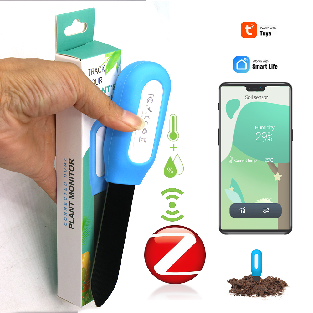 Smart Home Devices - เซ็นเซอร์ดินอัจฉริยะ Zigbee สำหรับสวนในบ้าน เรือนกระจก พืช ดอกไม้