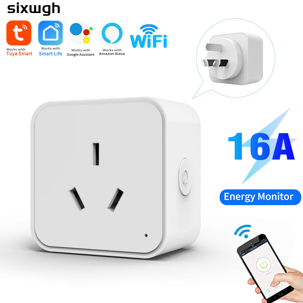 Smart Outdoor Plug - ทูย่า ไวไฟสมาร์ทซ็อกเก็ต AU 16A ปลั๊กซิกบีพร้อมการตรวจสอบพลังงานแอปพลิเคชันสมาร์ทไลฟ์รีโมทคอนโทรลเข้ากันได้กับ Ale