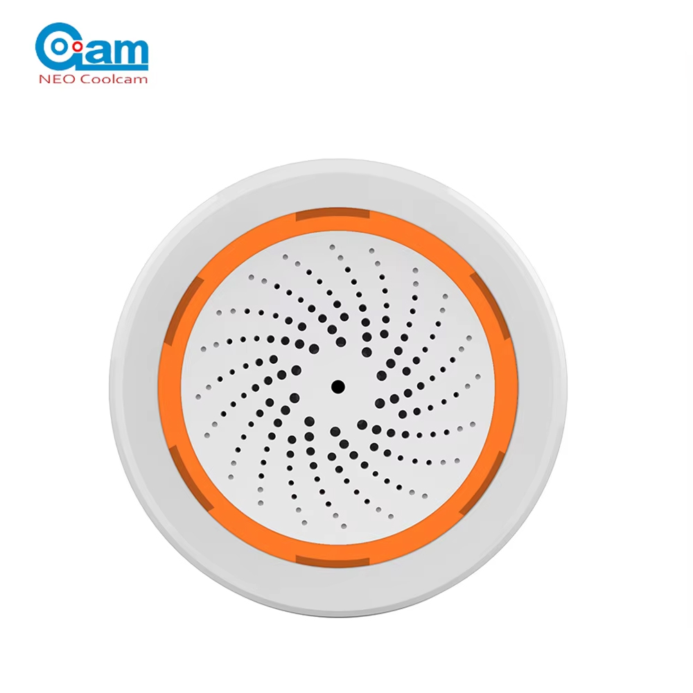 Smart Home Nas - Coolcam Tuya Zigbee สมาร์ทไซเรนปลุกสําหรับ Home Security