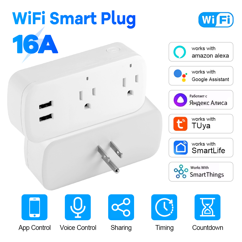Smart Outdoor Plug - ปลั๊กอัจฉริยะ 16A พร้อมการควบคุมแอพ Bluetooth การตรวจสอบพลังงาน ตัวจับเวลานับถอยหลัง