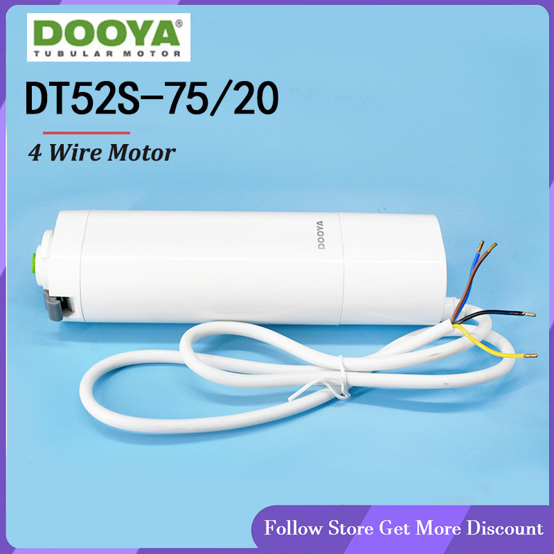 Smart Home Fibaro - มอเตอร์ม่านไฟฟ้า Dooya รุ่น DT52S 75W, มอเตอร์อัจฉริยะสำหรับบ้านอัจฉริยะ