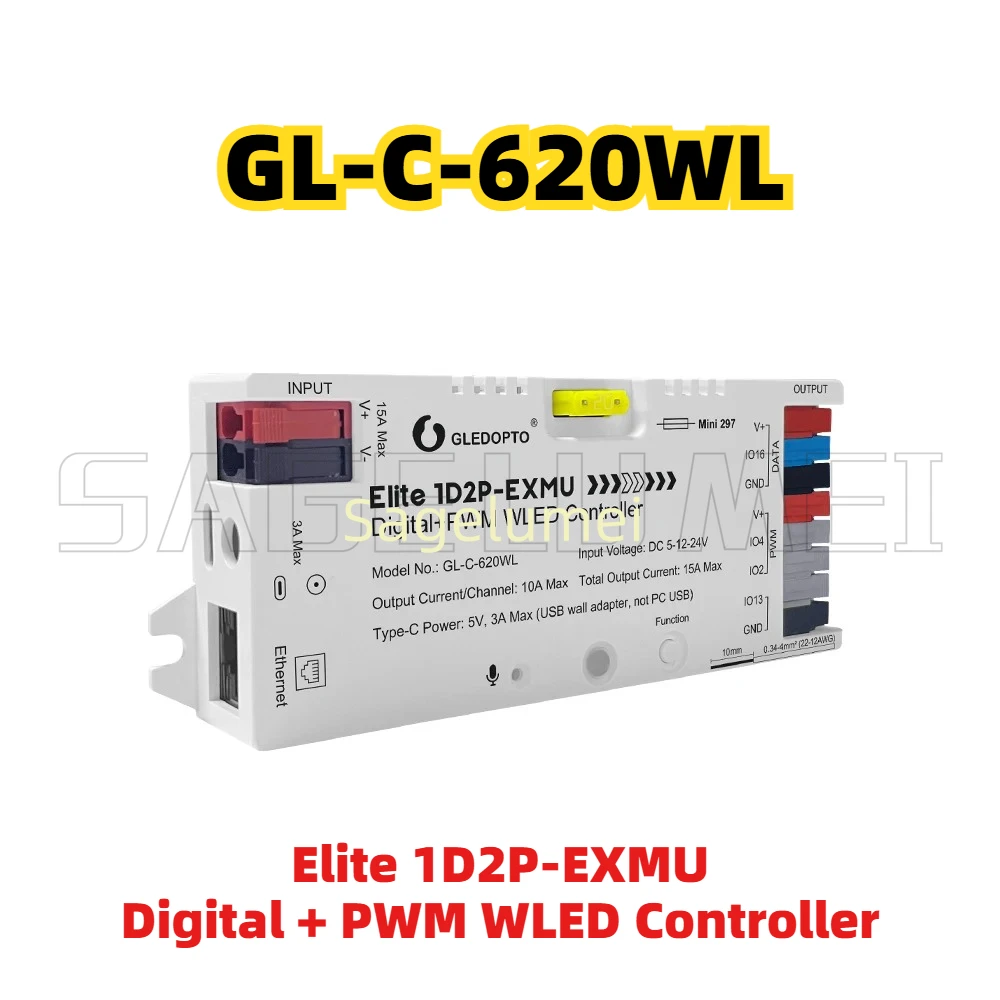 Wifi Led Dimmer - ตัวควบคุม WLED รุ่น Elite 1D2P-EXMU GL-C-620WL