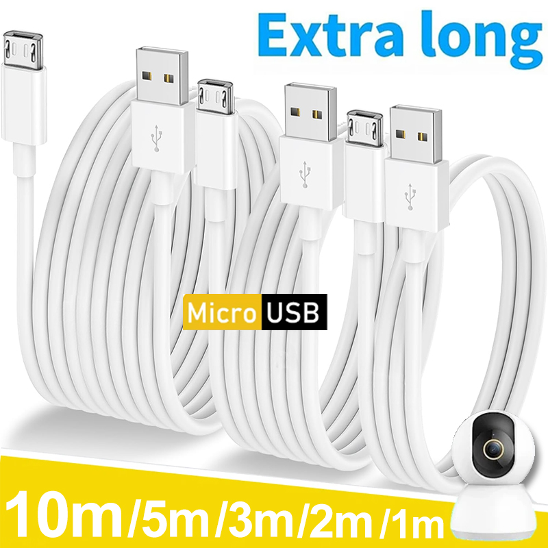 Smart Home Samsung - สายชาร์จเร็ว Micro USB ยาวพิเศษ1ม./2ม./3ม./5ม./10ม. สำหรับ Samsung