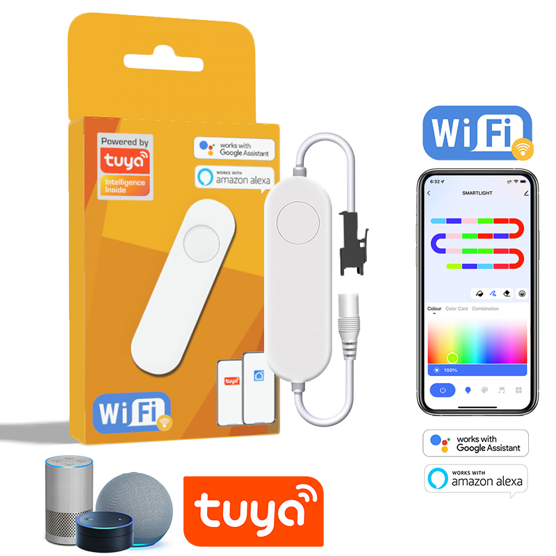 Wifi Led Dimmer - TUYA แอดเดรส Controller WIFI RGBIC Dimmer