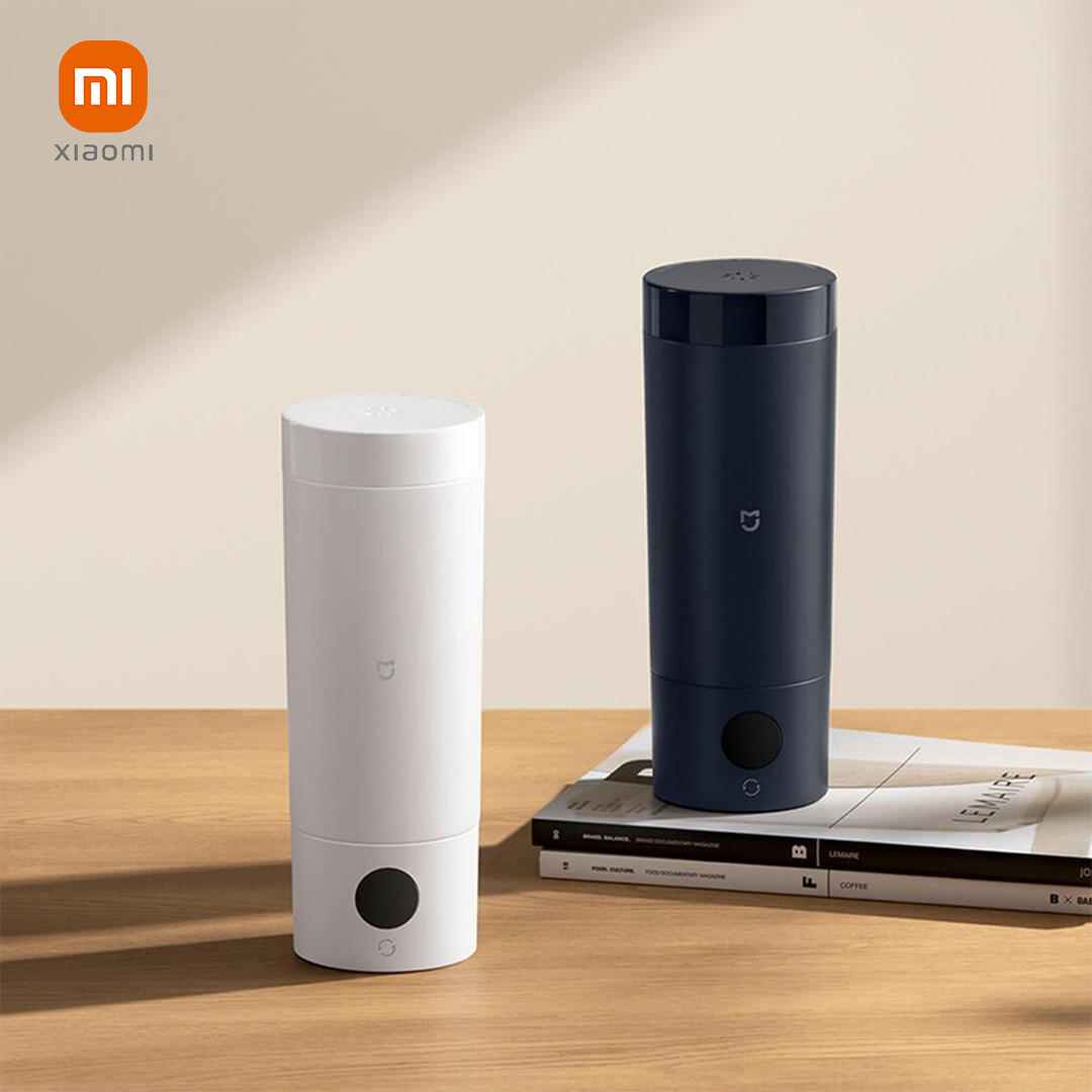 Smart Home Xiaomi Kit - XIAOMI Mijia กาต้มน้ำไฟฟ้าแบบพกพา 2 กระติกน้ำร้อนหม้อต้มน้ำเร็ว 350
