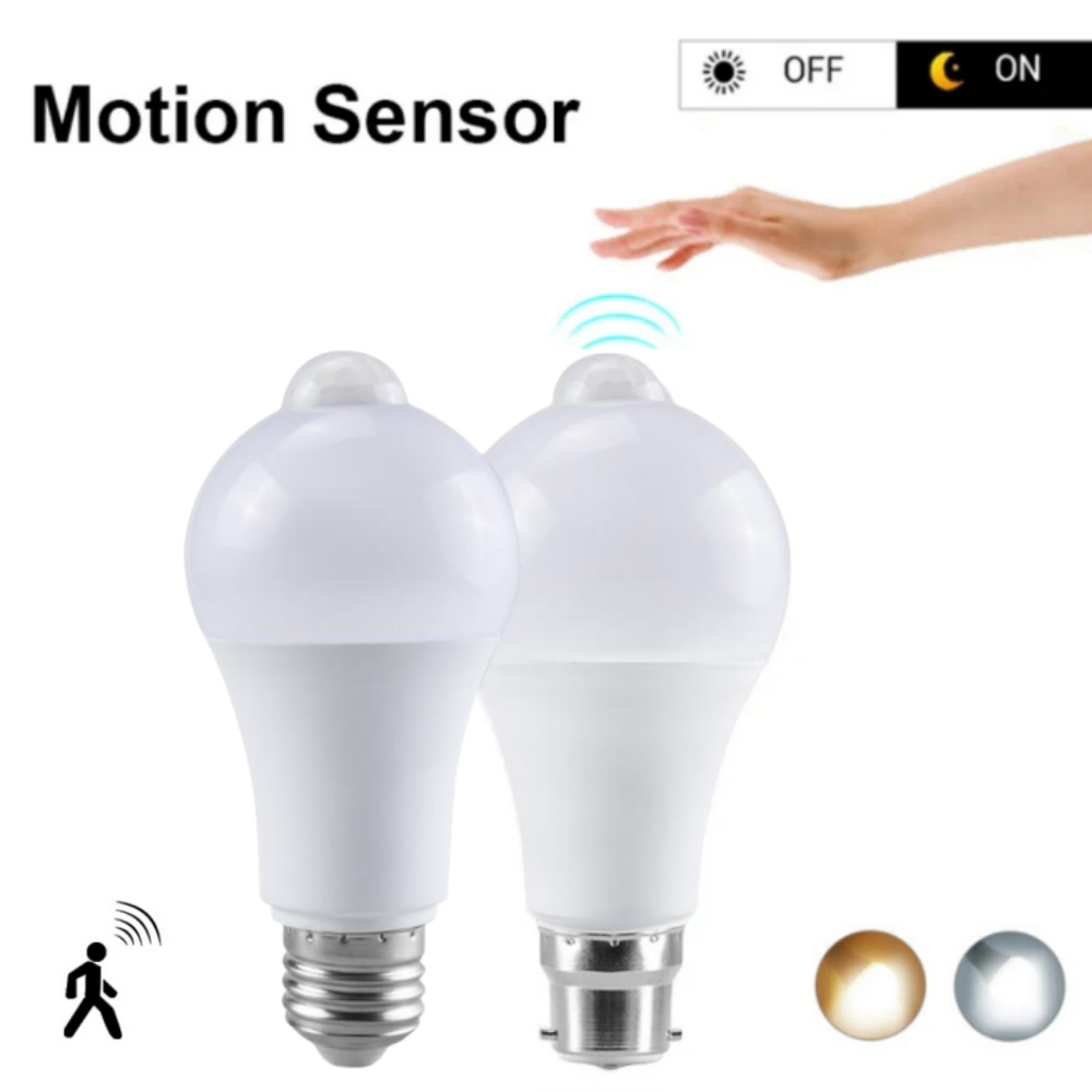 Smart Home Energy - PIR Motion Sensor หลอดไฟ LED 12W