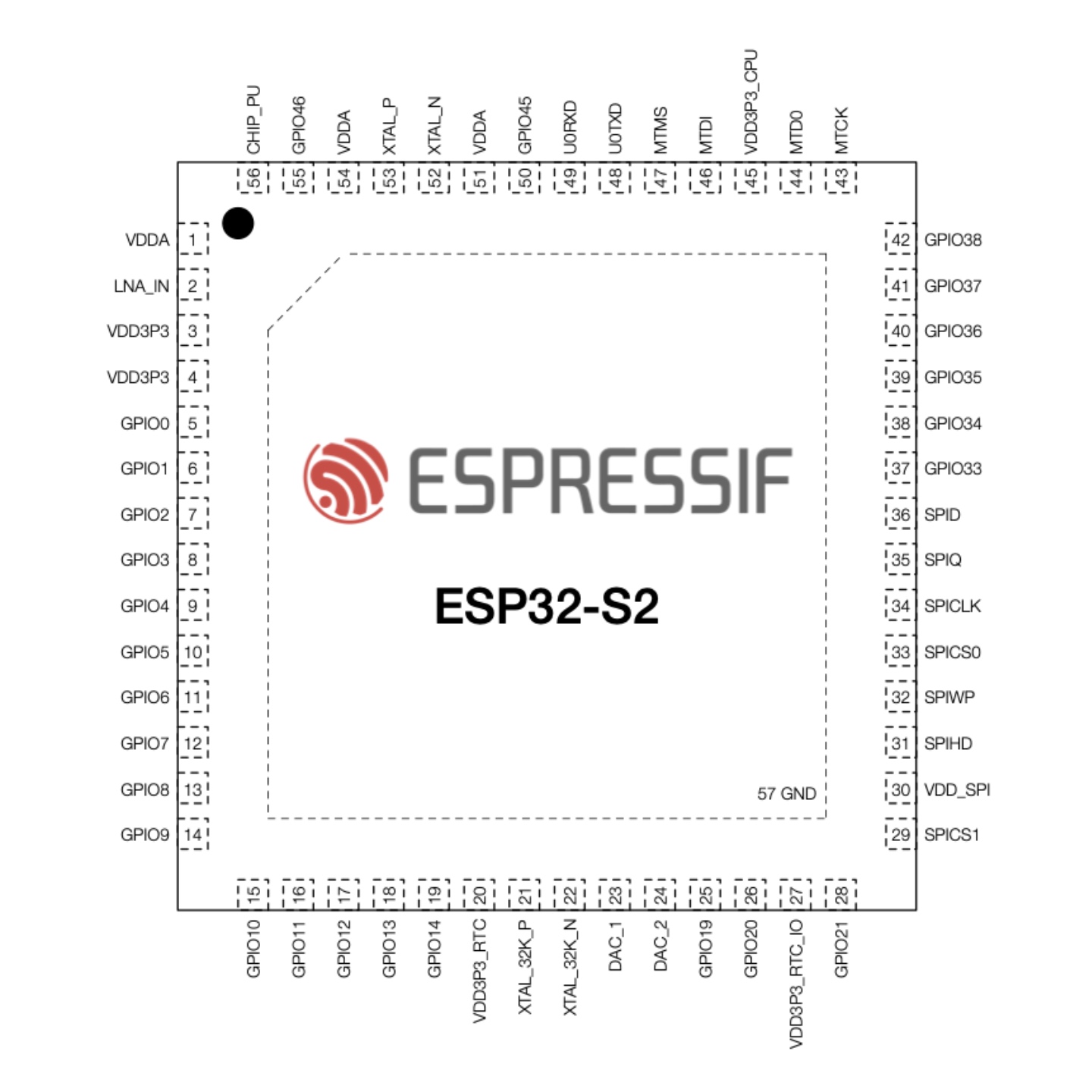 Smart Home Nas - Esp32-S2 Espressif Qfn-567 โมดูลไวไฟ 802. 11B/G/N