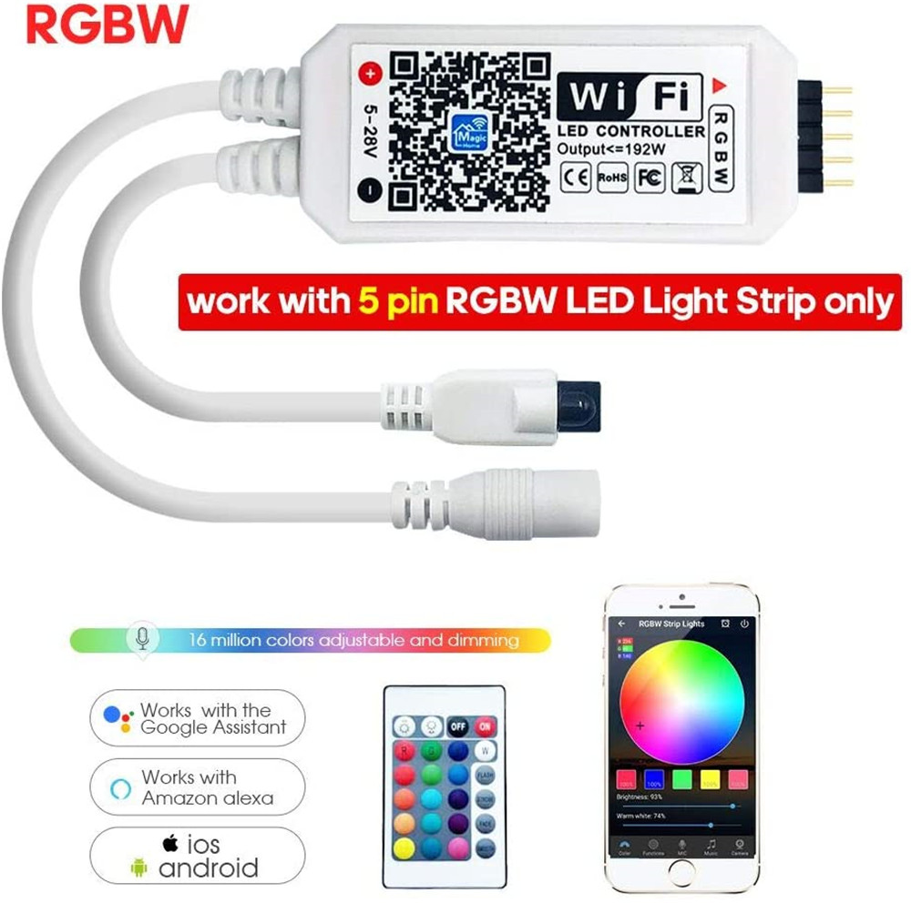 Wifi Led Dimmer - DC12V RGBW/RGBWW คอนโทรลเลอร์ LED แบบ Wifi