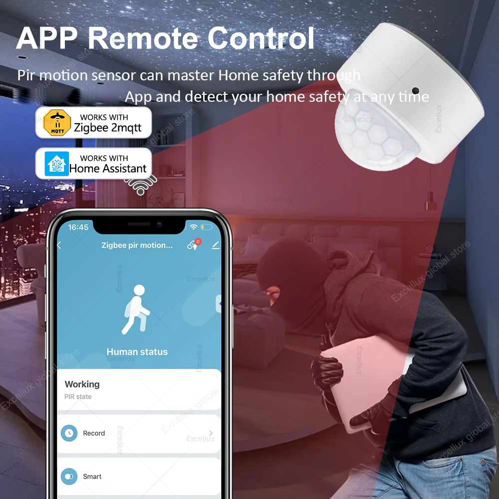 ZigBee PIR Motion Sensor มินิอ - Smart Home Sistem บทวิจารณ์และราคา