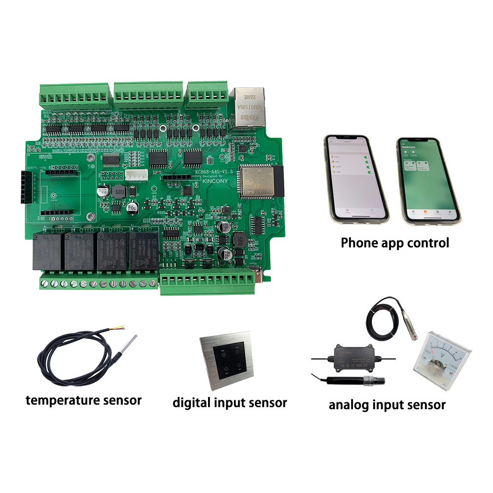 KC868-A4S ESP32 ESPhome Tasmot - Smart Home Mqtt บทวิจารณ์และราคา