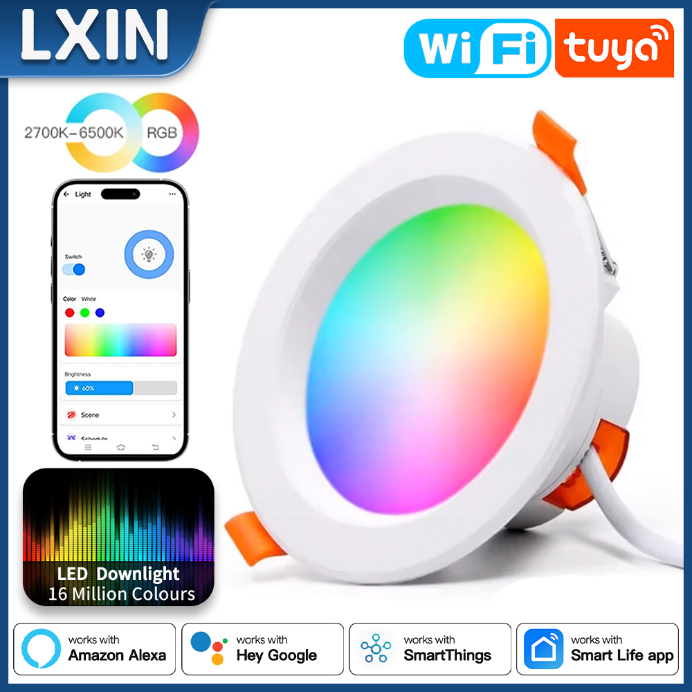 Lxin Tuya Downlight WIFI, 7/9/ - Wifi Led Dimmer บทวิจารณ์และราคา