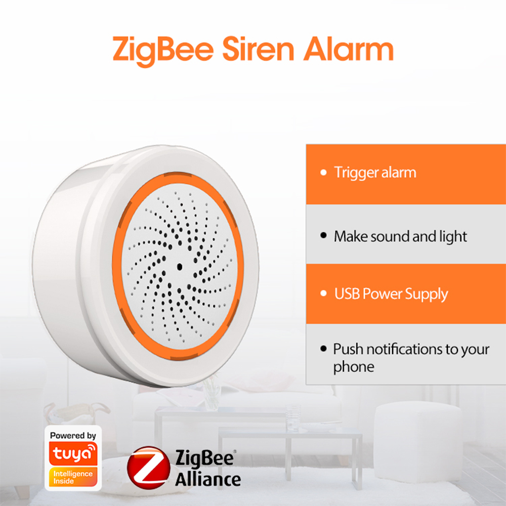 Coolcam Tuya Zigbee สมาร์ทไซเร - Smart Home Nas บทวิจารณ์และราคา