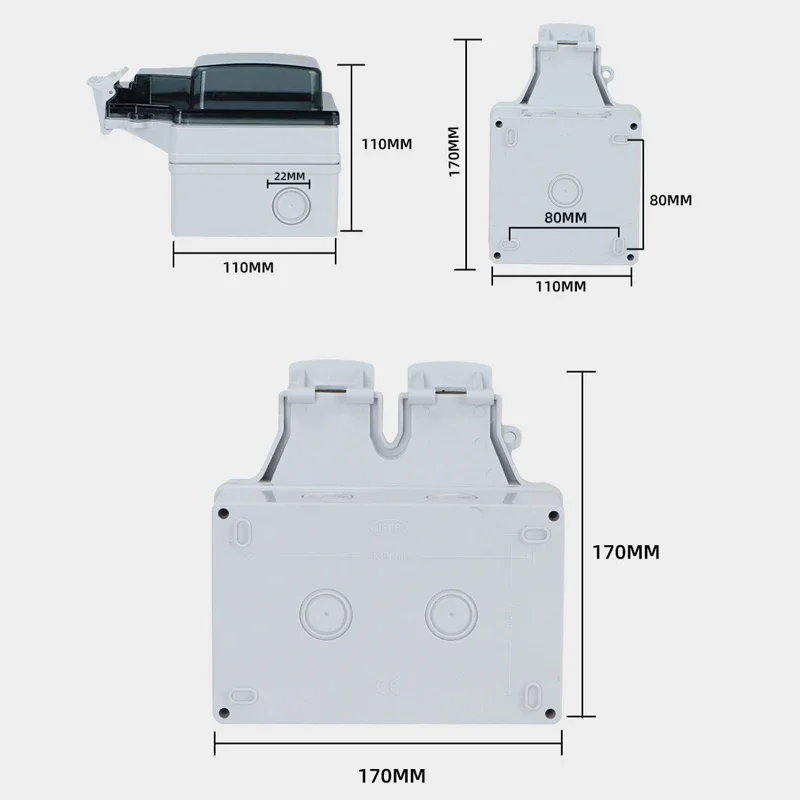 Tuya ปลั๊กไฟฟ้า IP66กลางแจ้ง E - Smart Outdoor Plug บทวิจารณ์และราคา