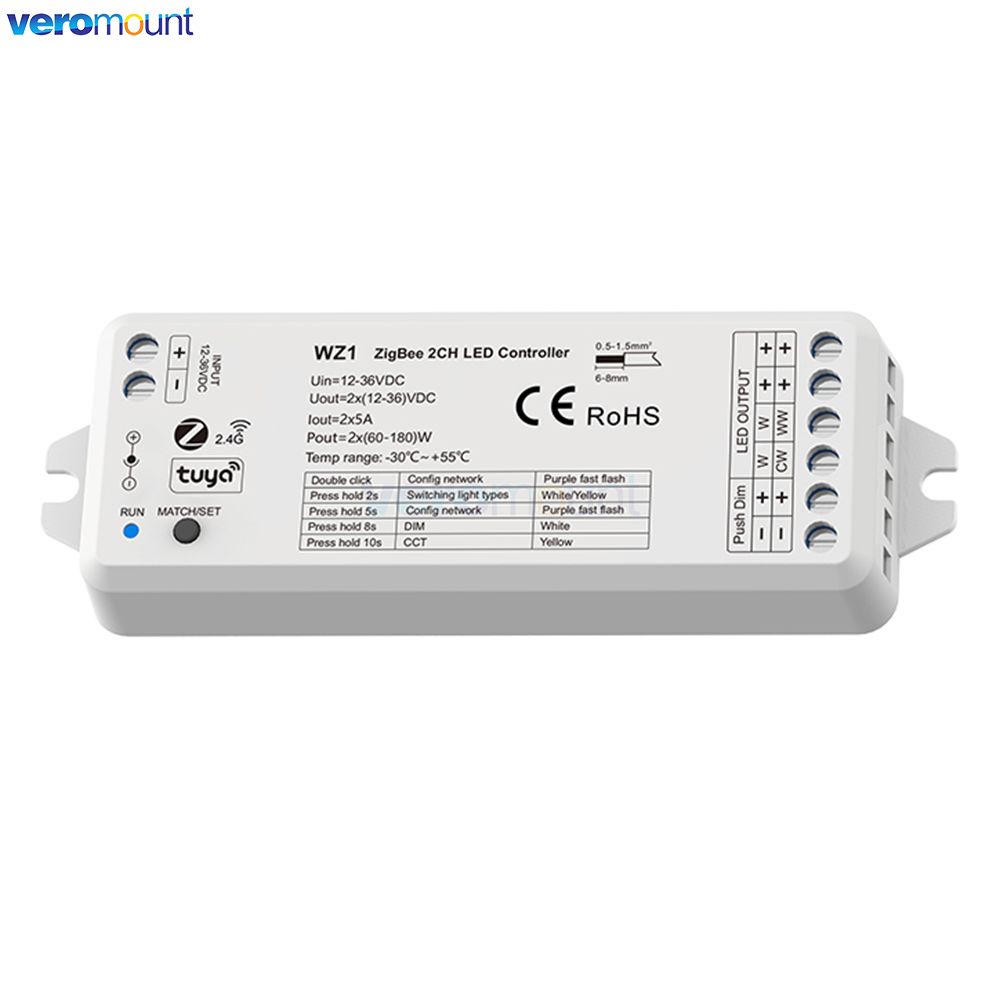 WZ1ซิกบีหรี่ LED 12V 24V DC Tu - Wifi Led Dimmer บทวิจารณ์และราคา