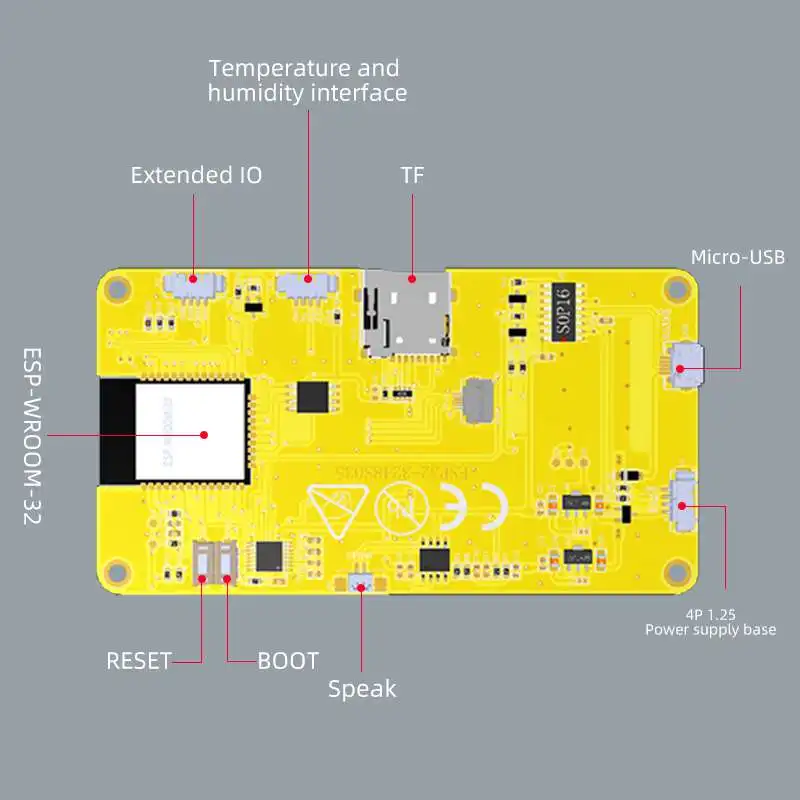 ESP32-3248S035 โมดูลจอแสดงผล L - Smart Home Monitor บทวิจารณ์และราคา