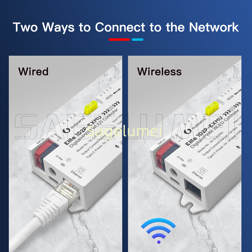 ตัวควบคุม WLED รุ่น Elite 1D2P - Wifi Led Dimmer บทวิจารณ์และราคา