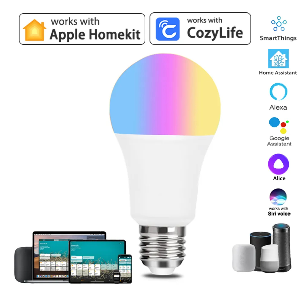 E27แผ่นเรืองแสง9W WiFi หลอดไฟ  - Wifi Led Dimmer บทวิจารณ์และราคา