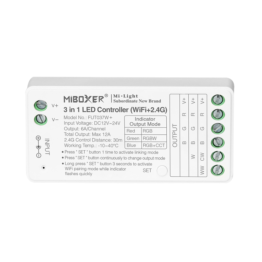 FUT035W miboxer + FUT037W 2In1 - Wifi Led Dimmer บทวิจารณ์และราคา