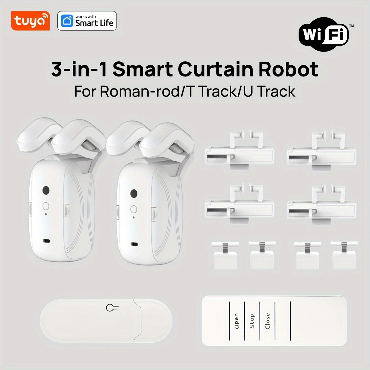 1/2 ชิ้น หุ่นยนต์ม่านอัจฉริยะ  - Smart Home Vimar บทวิจารณ์และราคา