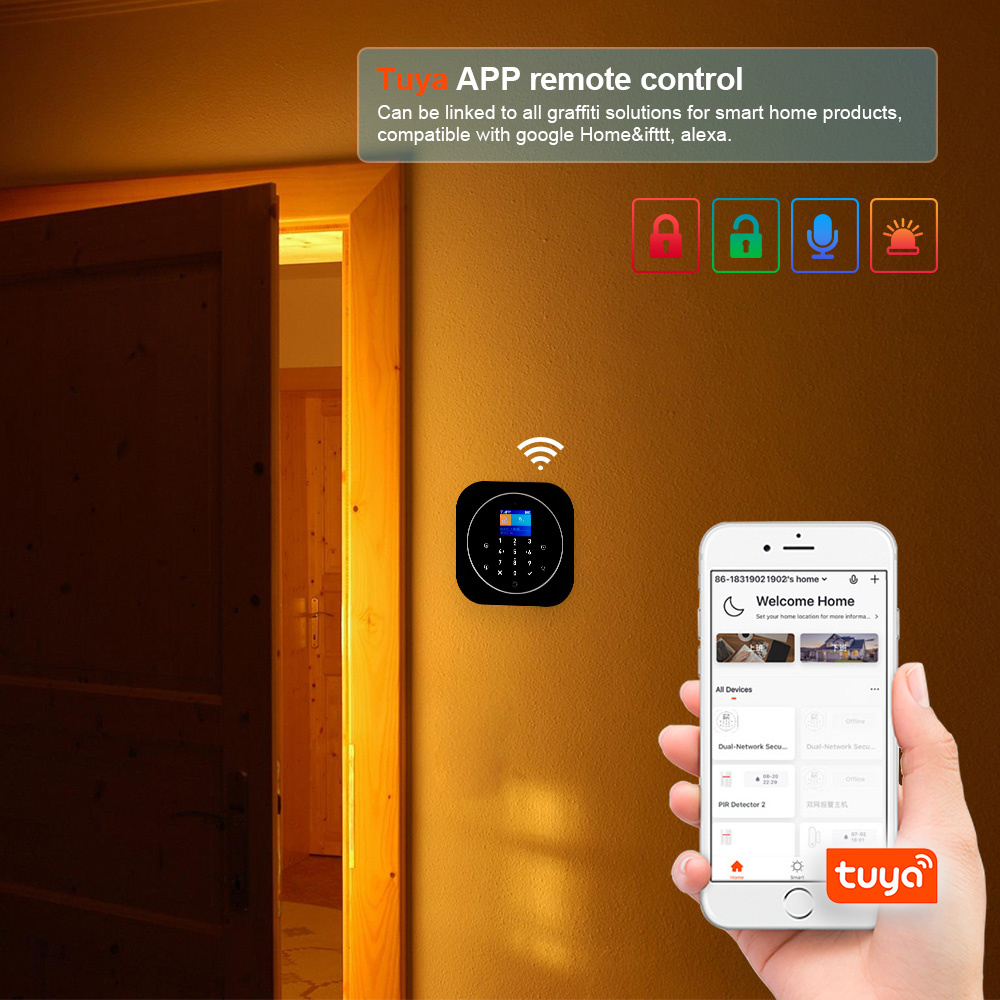 KERUI G12 ไร้สาย Tuya Home ALA - Smart Home Demo Kit บทวิจารณ์และราคา