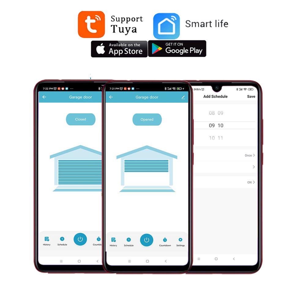 ตัวควบคุมที่เปิดประตูโรงรถอัจฉ - Smart Home Vimar บทวิจารณ์และราคา