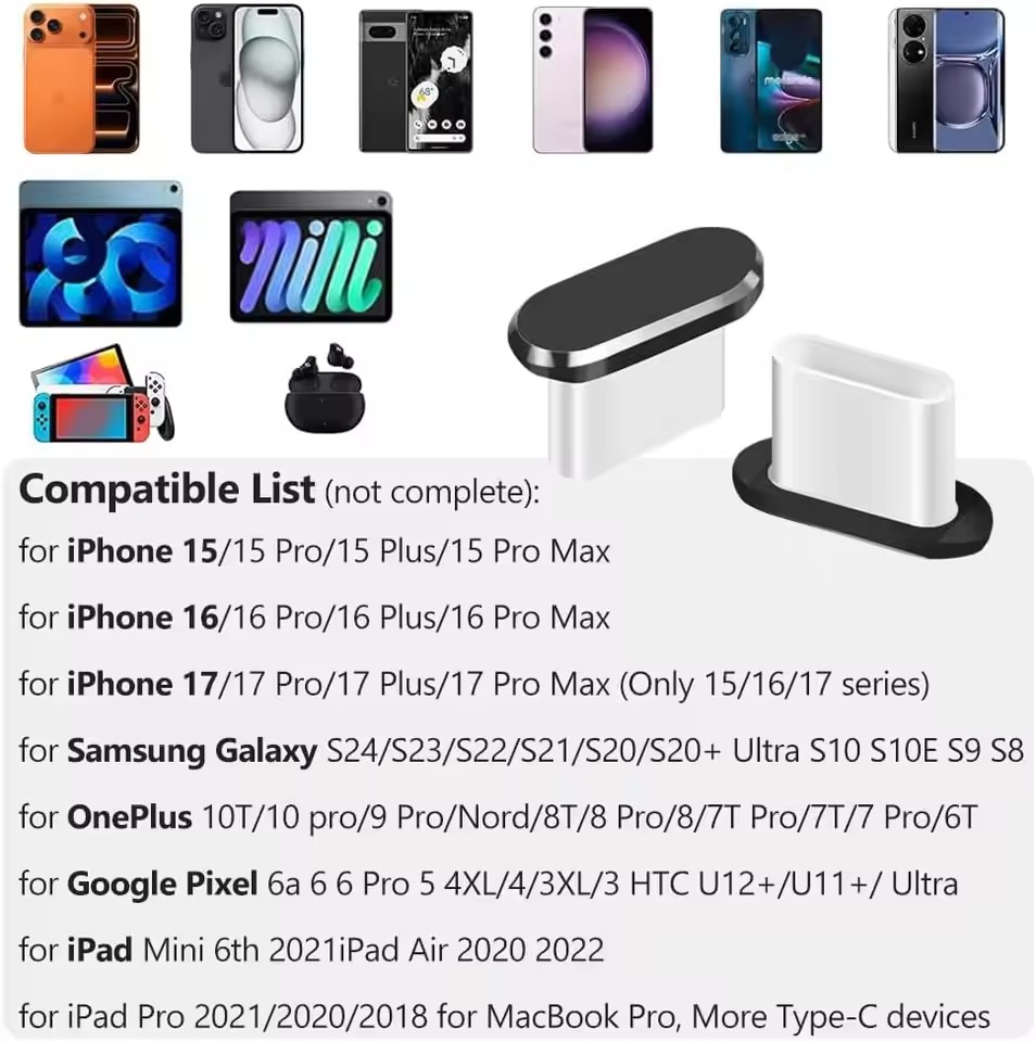 ฝาปิดกันฝุ่น USB-C 4 ชิ้น พร้อ - Smart Home Samsung บทวิจารณ์และราคา