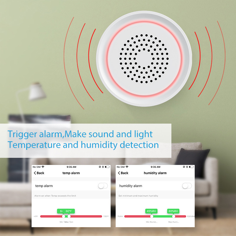 ไซเรนระบบสมาร์ทโฮม Tuya พร้อมเ - Smart Home Nas บทวิจารณ์และราคา
