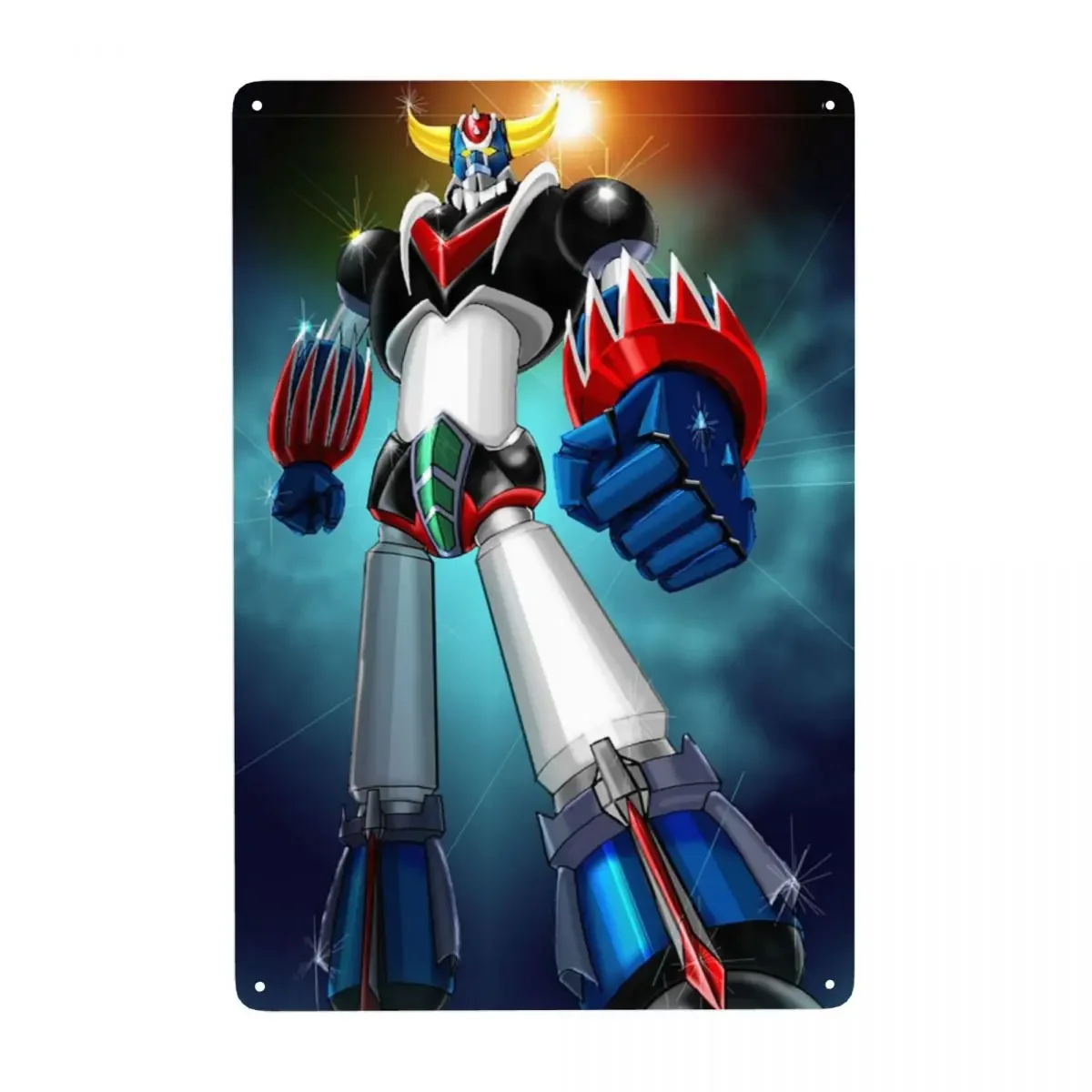 Goldorak Grendizer ป้ายโลหะดีบ - Smart Home Icon บทวิจารณ์และราคา
