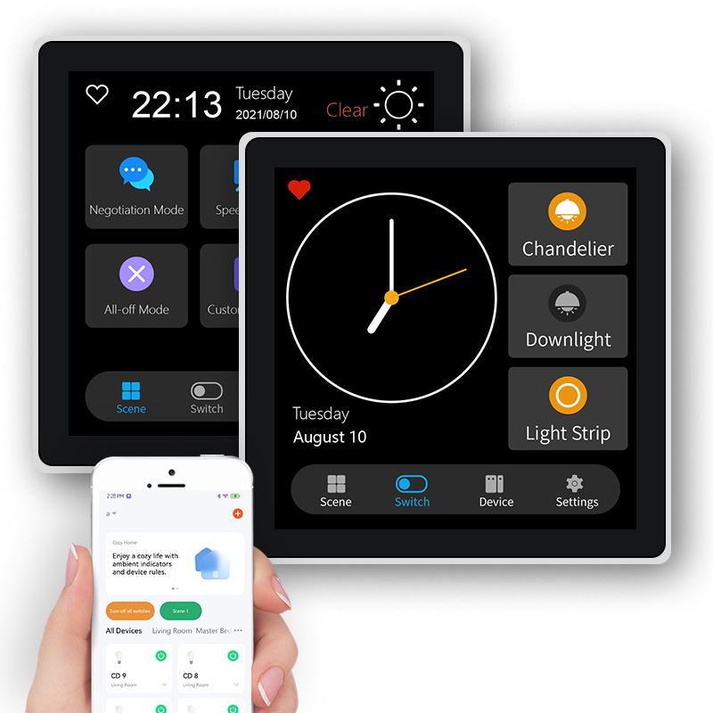 FUERS หน้าจอสัมผัสขนาด 4 นิ้วส - Smart Home Sistem บทวิจารณ์และราคา