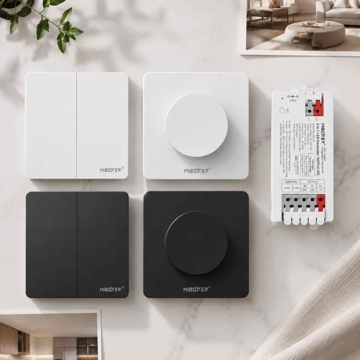 Miboxer E2-WR K1 PUSH3 PUSH3-2 - Wifi Led Dimmer บทวิจารณ์และราคา