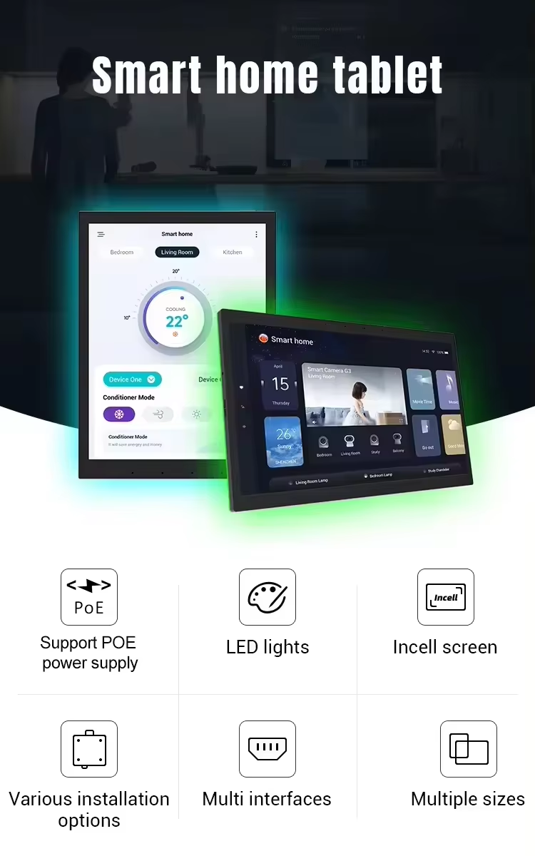 แท็บเล็ต Android POE รุ่นใหม่  - Smart Home Mqtt บทวิจารณ์และราคา
