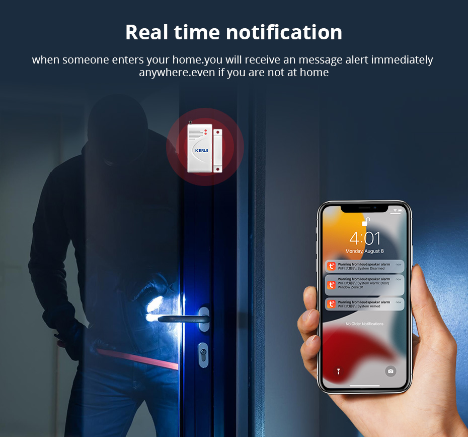 Kerui Tuya ไซเรนความปลอดภัยในบ - Smart Home Speaker บทวิจารณ์และราคา