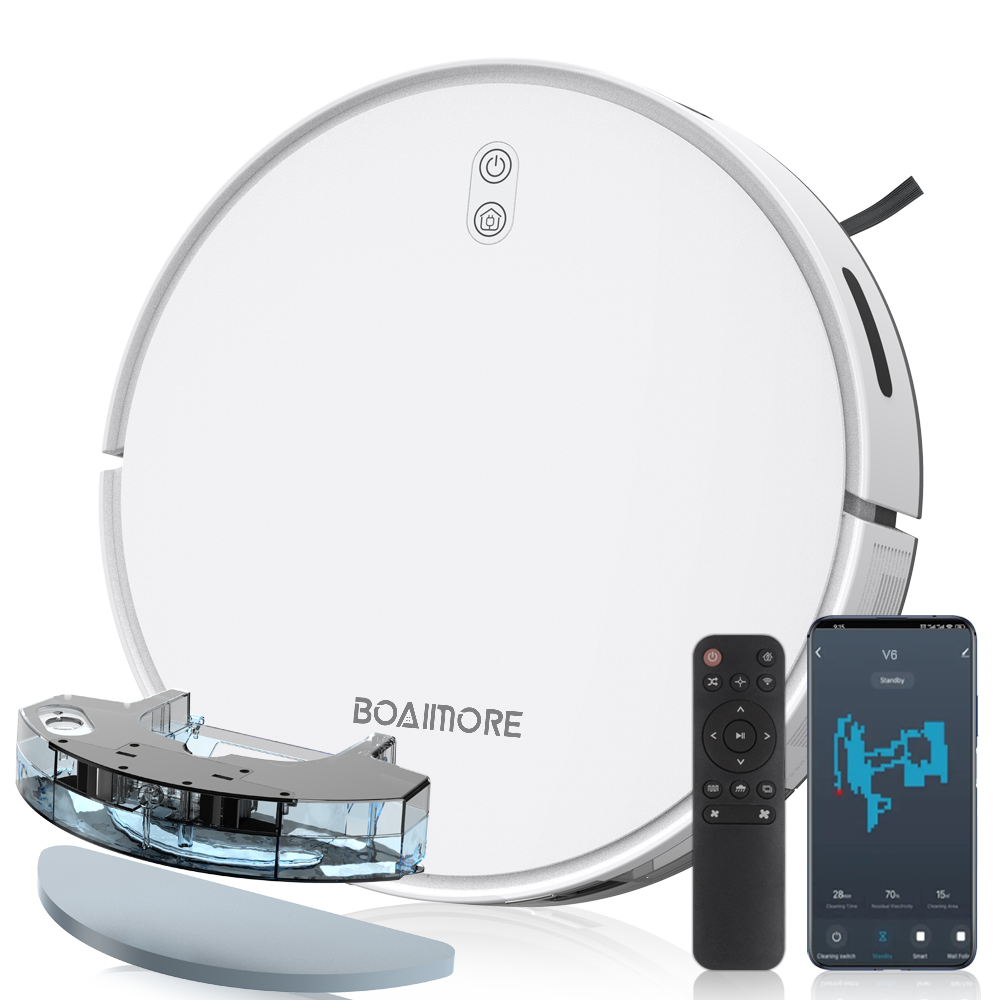 หุ่นยนต์ดูดฝุ่นแบบม็อบพร้อมระบ - Smart Home Sistem บทวิจารณ์และราคา