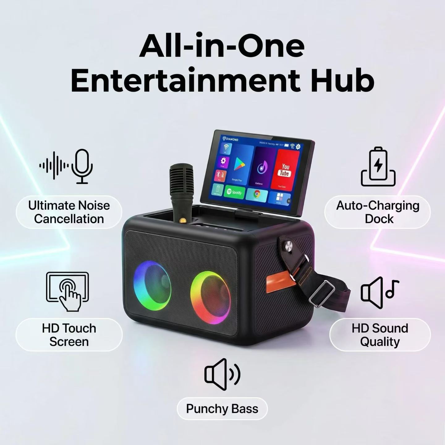 เครื่องคาราโอเกะแอนดรอยด์พร้อม - Smart Home Speaker บทวิจารณ์และราคา