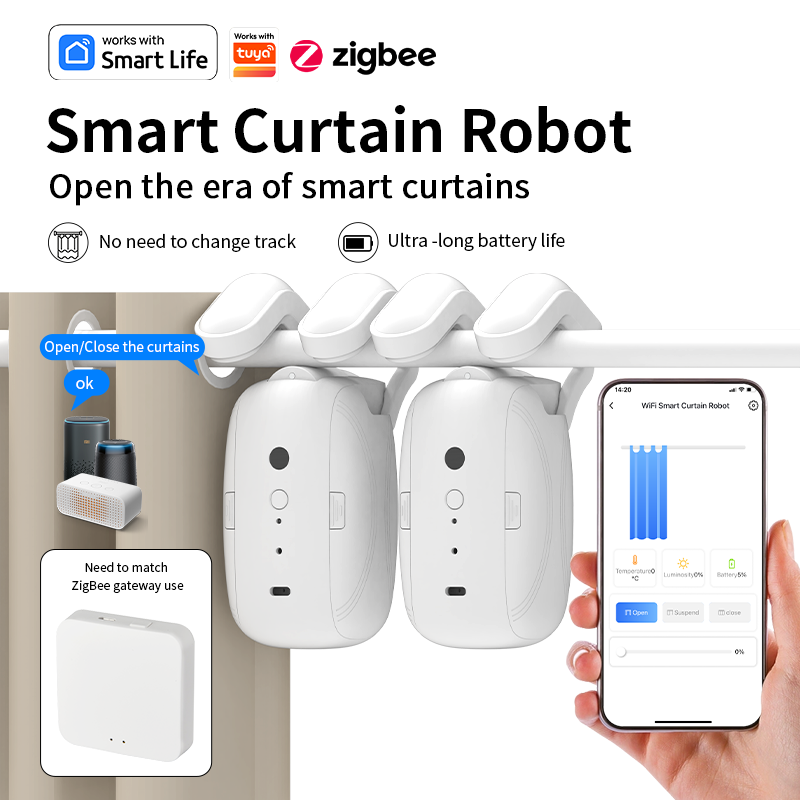 มอเตอร์ม่านอัตโนมัติ Zigbee  ต - Smart Home Devices บทวิจารณ์และราคา