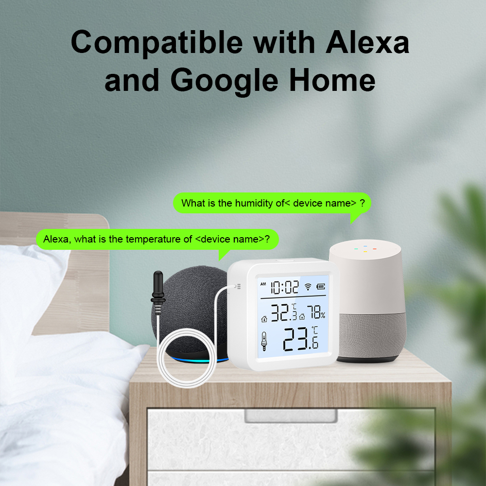 เซ็นเซอร์วัดอุณหภูมิและความชื้ - Smart Home Monitor บทวิจารณ์และราคา