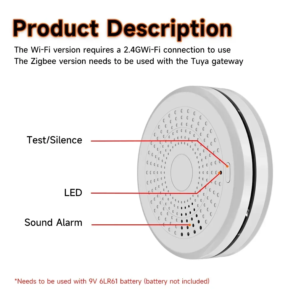 เครื่องตรวจจับควันและก๊าซคาร์บ - Smart Home Mqtt บทวิจารณ์และราคา